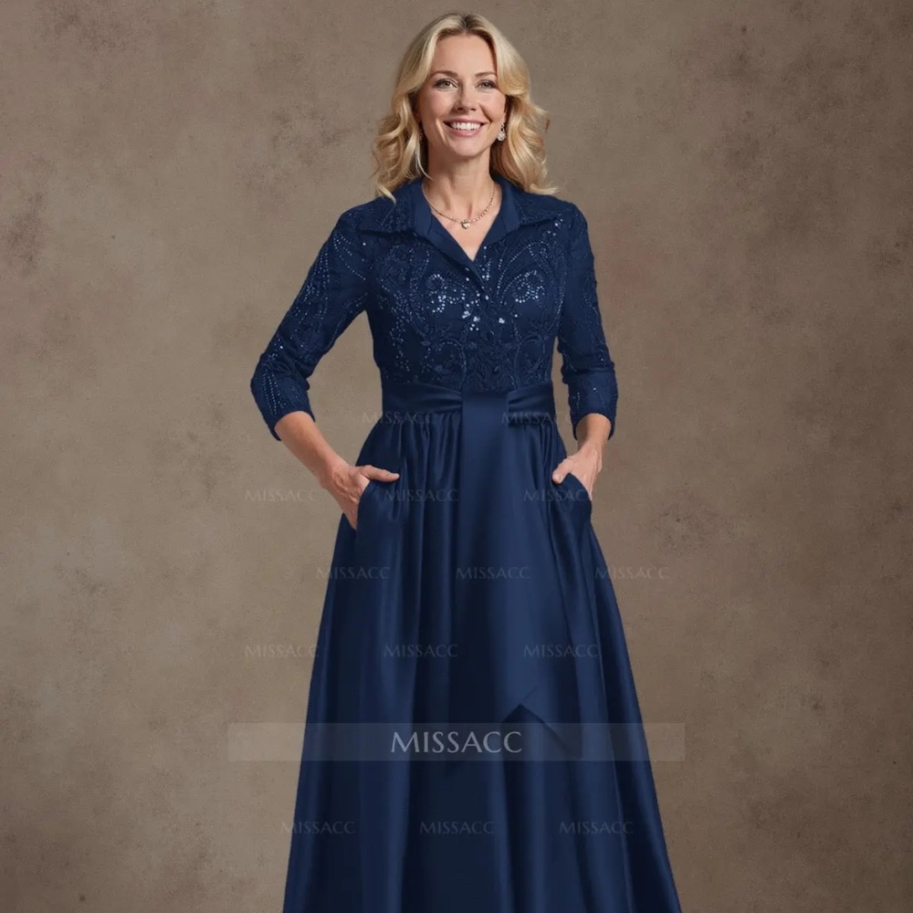 Missacc A-Line V-Neck Mother of the Bride Dress NWT